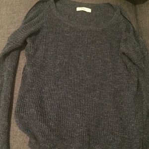 Hollister navy knit sweater